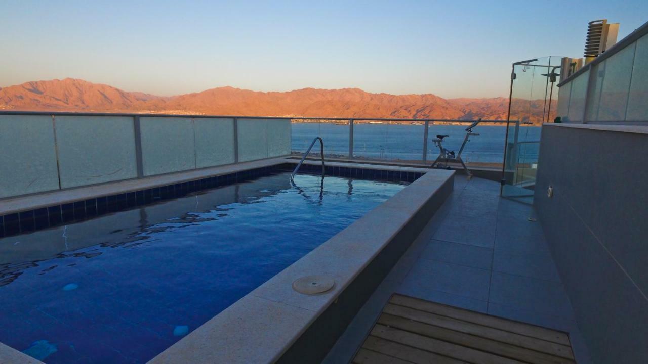 Ferienwohnung Exclusive Penthouse By The Sea Eilat Exterior foto